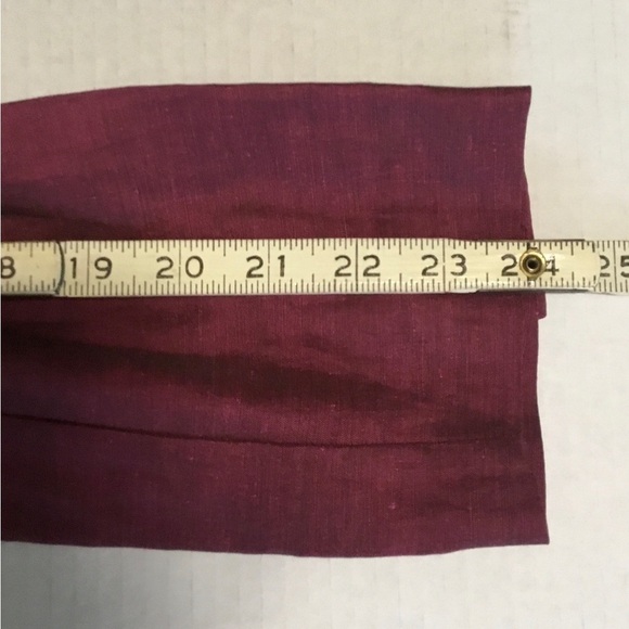Caramelo dark magenta color one button duster Sz 42. Spain - Picture 6 of 9
